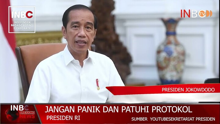 Omicron Sudah sampai  Indonesia Presiden Jokowi: Jangan Panik, Taat Prokes, dan Taat Vaksin