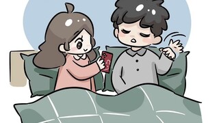 Daily life of couples｜"I don't want it, I don't want it"