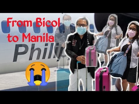 Traveling from Legazpi City to Manila via PAL 1 day before lockdown || Bound for Canada