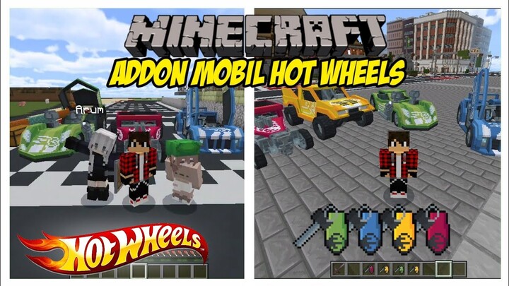 NYOBAIN ADDON MOBIL HOTWHEELS DI MCPE 1.18 🏎️