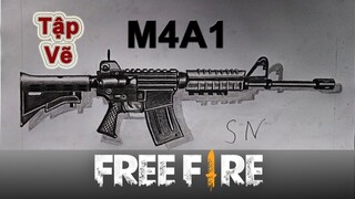 Free Fire M4A1 Vẽ Theo Yêu Cầu