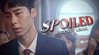 ✧˚‧ spoiled ∥ entitled multifandom
