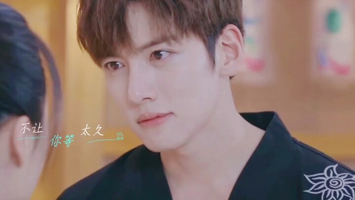 I love this scene so much! At this moment, the affection in his eyes seems impossible to contain—it’