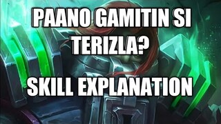 PAANO GAMITIN SI TERIZLA PART 1 | MLBB