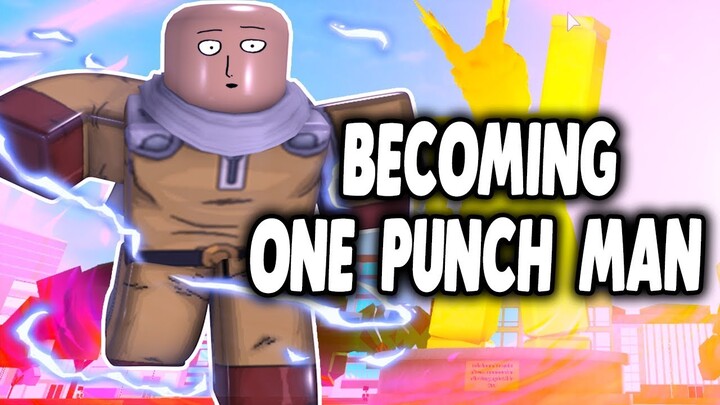 Becoming One Punch Man in Boku No Roblox Remastered | iBeMaine