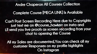 Andre Chaperon All Courses Collection course Download