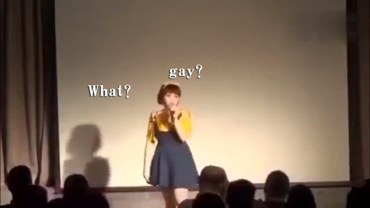 Girl hysterically telling the story of her being hurt by a gay guy