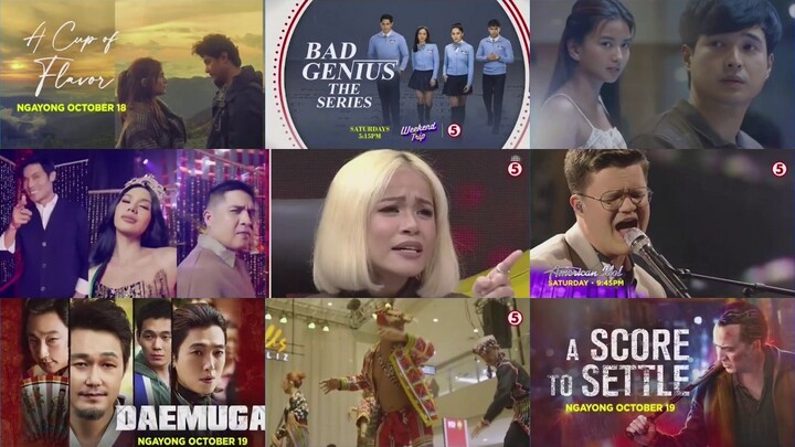 TV5 Commercial Break October 18 & 19, 2025 (Weekend Saturday & Sunday) (Bad Genius The Series)