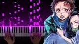 [Special effect piano] High energy ahead! Demon Slayer "Kamado Tanjiro no Uta" - PianoDeuss
