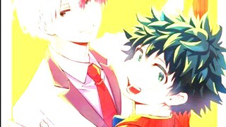 Shoto todoroki and izuku mindoriya