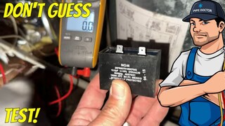 Disaster Waiting Inside Attic!  Nothing Blowing From AC Vents Defective Blower Capacitor Replaced