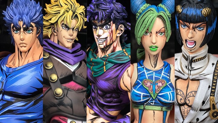 สรุปการลงสีใหม่ของ JOJO ล่าสุด - ฟิกเกอร์ JOJO ที่มีลายเส้น Araki