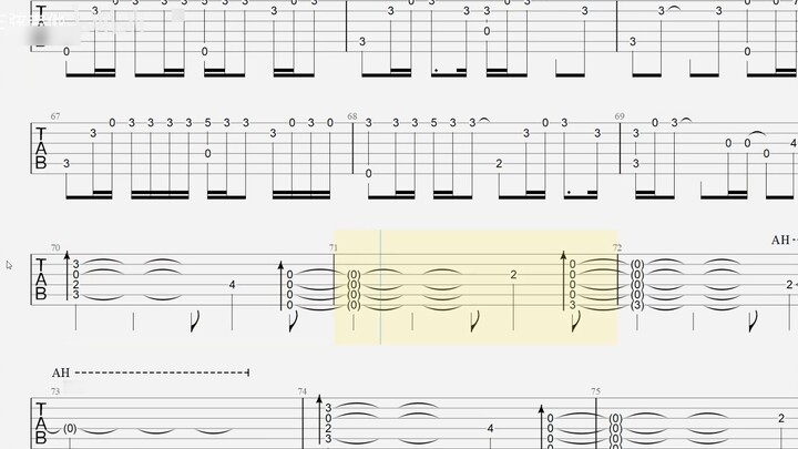 "Easy Fingerstyle Guitar Tab" - It's no big deal, your name is a nice song (with tab)
