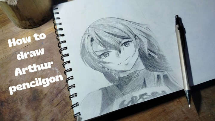 how to draw Arthur pencilgon | Shagiri La Fortier