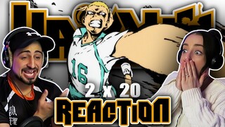 KARASUNO VS SEIJOH! 🏐 Haikyuu!! 2x20 REACTION! | "Wiping Out"
