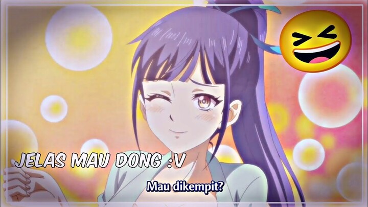 MAU DIKEMPIT JELAS MAU DONG..