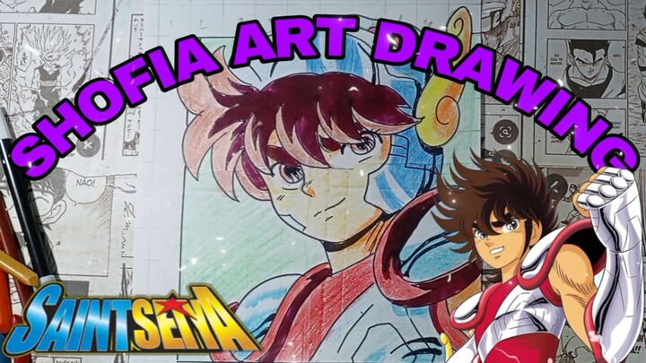 drawing anime saint Seiya