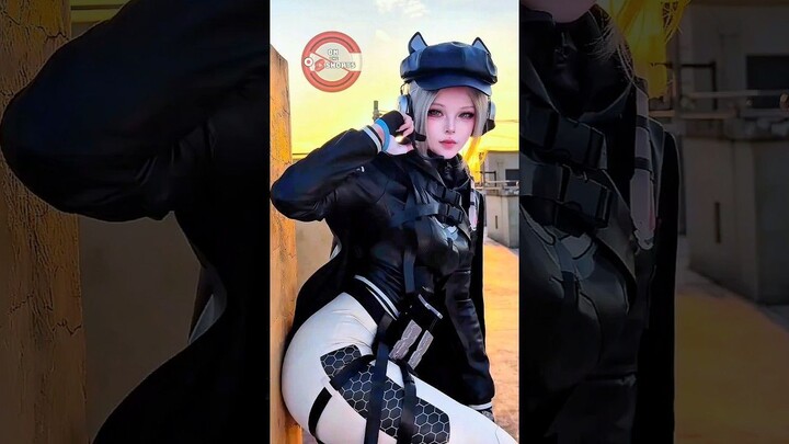 Luna Kim So Cute  Delta Force Cosplay #shorts