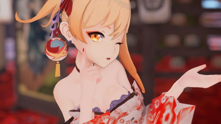 [Genshin Impact MMD/Xiaogong] Sister Xiaogong in the form of an oiran appears!