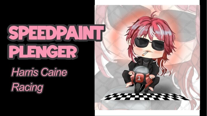 GAMBAR HARRIS CAINE VTUBER VERSI RACING [TIMELAPSE]