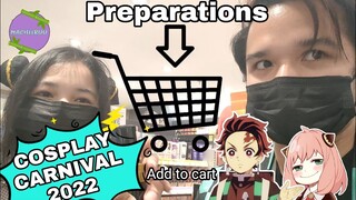 Cosplay Carnival 2022 - Preparation:Sneak Peak | SpyxFamily X Demon Slayer Cosplay in Public| Vlog V