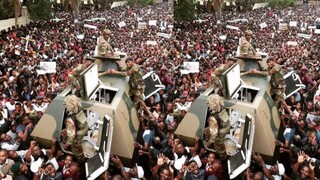 RUTO SHOCKED AFTER GEN Z ESCORT KDF MILITARY IN CBD SHOWING SOLIDARITY INSTEAD OF BEATING THEM!