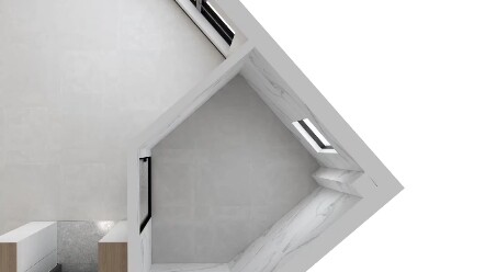 Renovasi tata letak rumah berbentuk berlian