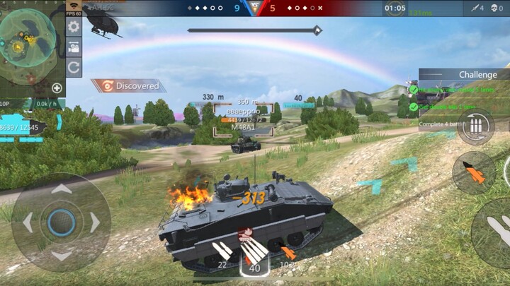 Tank war tank vs tank