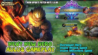 Next New Hero Aulus Gameplay - Mobile Legends Bang Bang