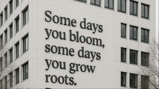This sentence on the building made me stay for a long time...