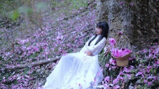 ابتسامة المرأة الجميلة أجمل من شجرة التفاح ~ مشاهدة زهرة المطر الحبوب، تشي جيه أجمل من زهرة الخوخ ~