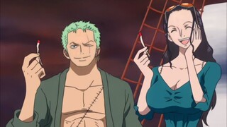 MOMEN ROMANTIS ROBIN DAN ZORO