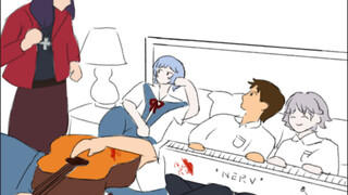 [Fanart][Neon Genesis Evangelion]Rehearsal on the bed