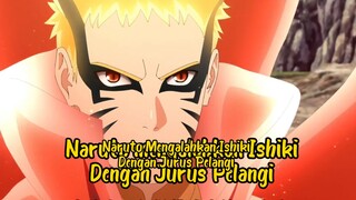 Naruto mengalahkan Ishiki Dengan Jurus Pelangi