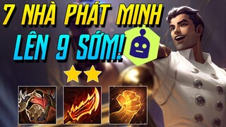 (ĐTCL) TOP 1 LÀ DỄ VỚI ĐỘI HÌNH 7 NHÀ PHÁT MINH LÊN 9 SỚM VỚI RỒNG MÁY CỰC LỖI! TFT MÙA 6 | iLoda