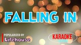 Falling In - Lifehouse | Karaoke Version |🎼📀▶️