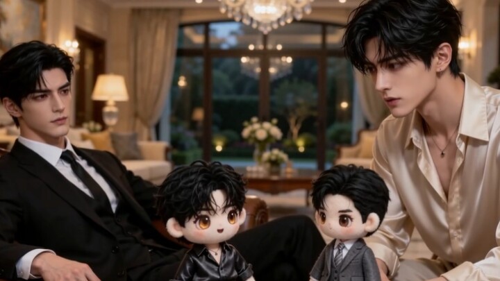 Fan milestone gift—lighthearted extra: Tan and Shen empathy dolls