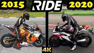 Evolution of Ride games 🏍 (2015-2020)