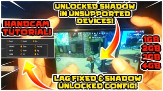 Free Fire Lag Fix 1gb ram Unlocked Shadow in Unsupported Device 2gb 3gb 4gb Free Fire Fix lag Config