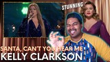 SINGER REACTS to Kelly Clarkson singing Santa, Can’t You Hear Me? (Live on The Voice) | REACTION