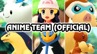 Dawn Anime Team Reference in Pokémon Brilliant Diamond & Shining Pearl (HQ)