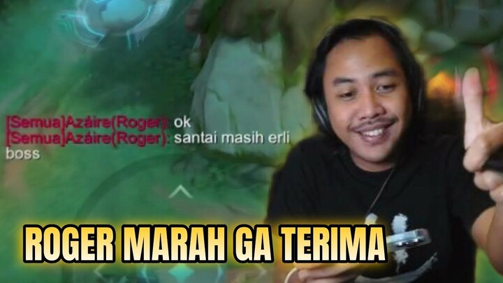 ROGER MARAH SAMA FANNY DWIWOII WKWK - SANTAI AJA MASIH EARLY!! - Mobile Legends