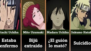 CÓMO MURIERON TODOS los PERSONAJES de NARUTO/BORUTO