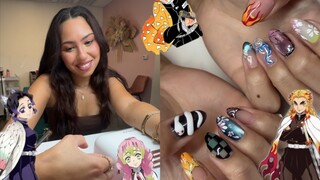 [Kukubyaran]Manikur elemen Kimetsu no Yaiba