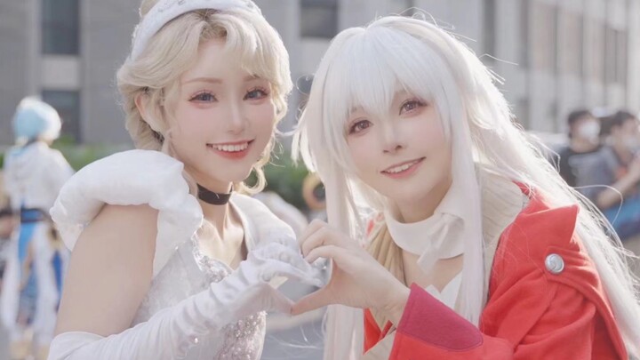 Challenge to make a heart shape with cp29 and 100 cosplayers!