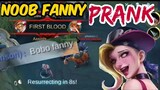 NOOB PRANK | FANNY PRANK | MOBILE LEGEND BANG BANG