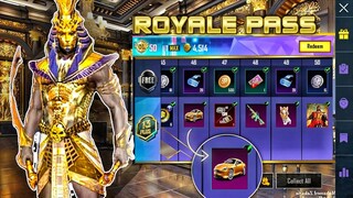 New Ancient M13 Royale Pass With Free Ancient Vehicle Skin | Gold M762 Gun skin