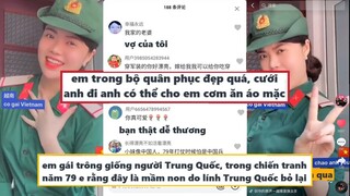 Phản ứng của Netizen Trung Quốc khi thấy nữ quân nhân Việt Nam #4 | Bò Lạc TV