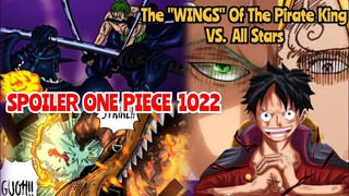 SPOILER ONE PIECE 1022 - ZORO & SANJI MENGAMUK !!! | SAYAP LUFFY VS KING & QUEEN | SPOILER OP 1022