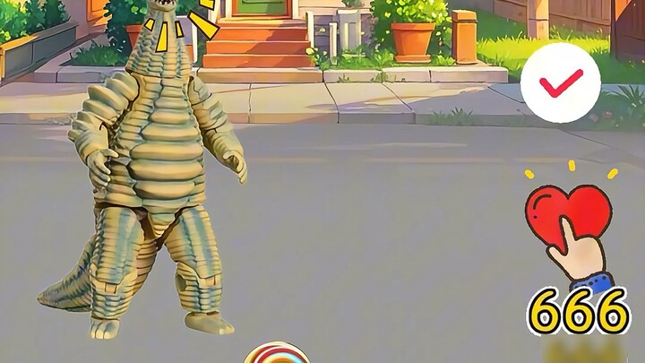 The monster knocked Cerro unconscious#Original animation#Two-dimensional#Ultraman